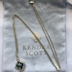 Kendra Scott Kacey Adjustable Necklace-Abalone